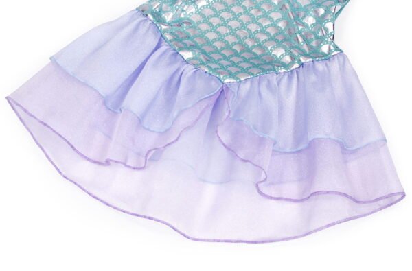 Jurebecia Mermaid dresses for girl Princess Dress up clothes Mermaid Costume up Kids Birthday Party Cosplay Role Play clothes Tween 150 cm 11-12 Years - 图片 10