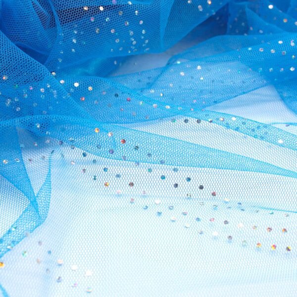 Jurebecia Snow Queen Costume for Girls Princess Birthday Party Blue Fancy Dresses up Christmas Halloween Cosplay Dress with Accessories - 图片 11