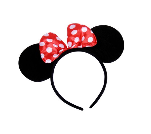Jurebecia Toddler Girls Princess Costume Minnie Red Polka Dot Tutu Mouse Dress with Bow Headband Fancy Party Outfit for Birthday Cosplay - 图片 15
