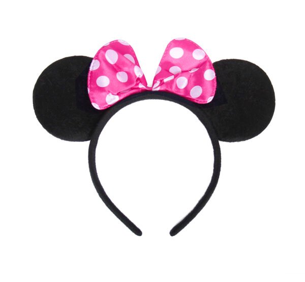 Jurebecia Girls Red Polka Dot Tutu Minnie Dress with Bow Headband Baby Toddler Party Mouse Costume for Birthday Cosplay - 图片 13