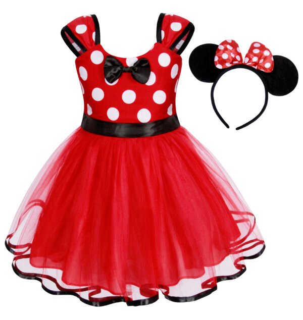 Jurebecia Princess Costume Baby Fancy Halloween Mini Dress up Bowknot Tutu Tulle Xmas Cosplay Cute Birthday Party Outfits