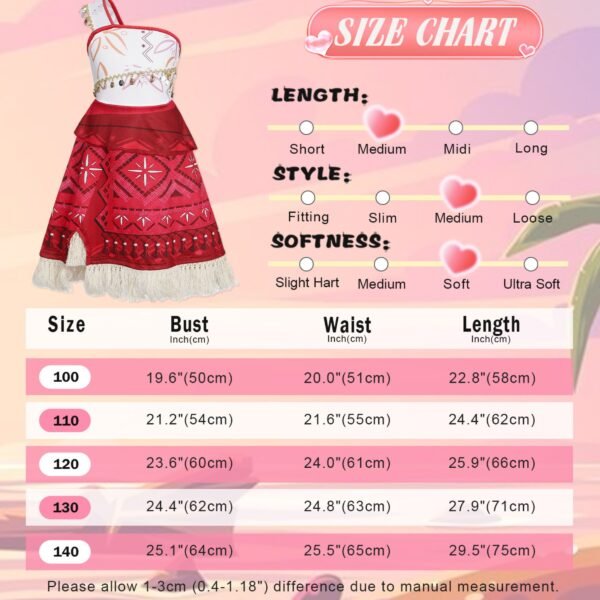 Jurebecia Princess Costume for Girls Ocean Adventure Dress Halloween Cosplay Outfits Birthday Fancy Tween Dress with Accessories - 图片 2