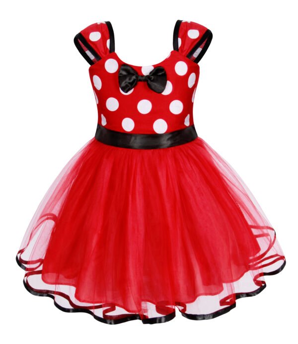 Jurebecia Princess Costume Baby Fancy Halloween Mini Dress up Bowknot Tutu Tulle Xmas Cosplay Cute Birthday Party Outfits - 图片 15