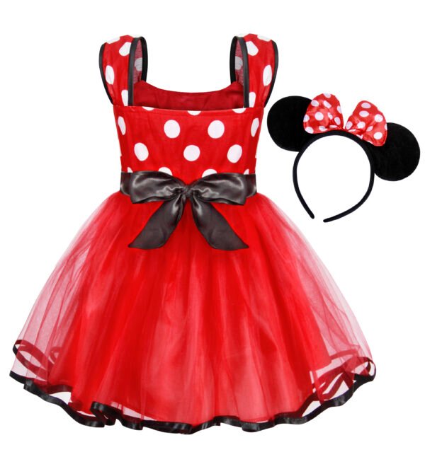 Jurebecia Princess Costume Baby Fancy Halloween Mini Dress up Bowknot Tutu Tulle Xmas Cosplay Cute Birthday Party Outfits - 图片 16