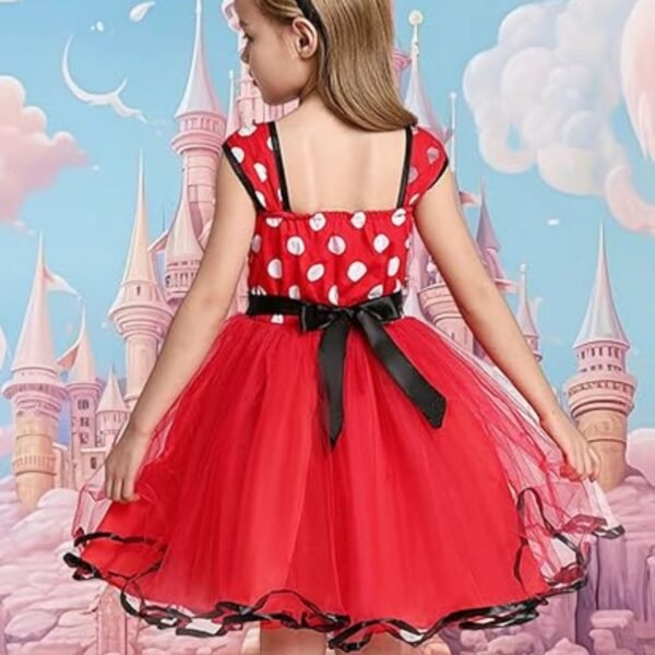 Jurebecia Princess Costume Baby Fancy Halloween Mini Dress up Bowknot Tutu Tulle Xmas Cosplay Cute Birthday Party Outfits - 图片 7