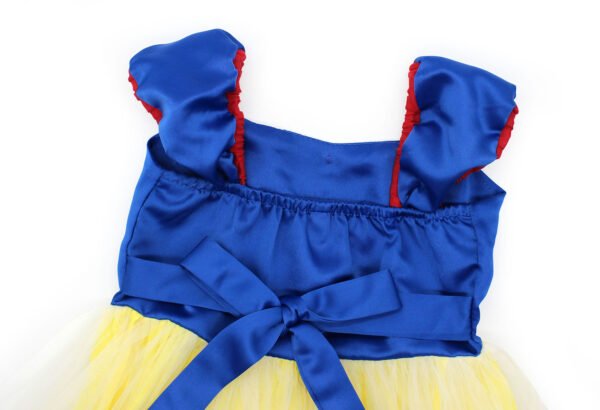 Jurebecia Girls Princess Dress Toddler Royal Storybook up Kids Puffed Sleeves & Tulle Skirt Birthday Party Costume Tulle Skirt - 图片 10