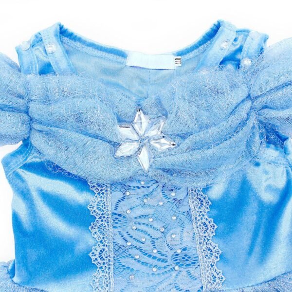 Jurebecia Princess Costume Girls Dress up Toddler Christmas Halloween Birthday Party Cosplay Fancy Kids With Accessories - 图片 13