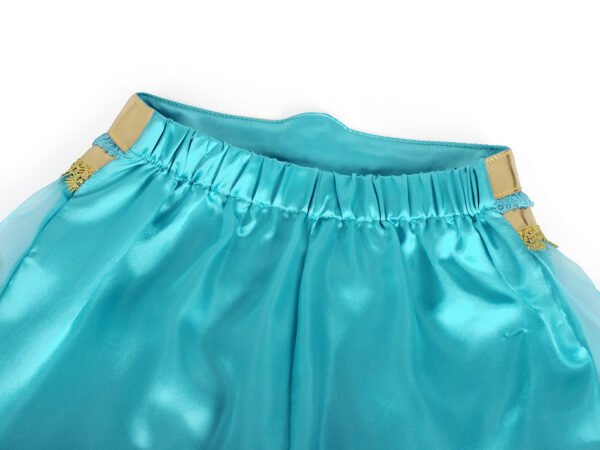 Jurebecia Princess Costume for Girls Sequined Halloween Dress up Blue with Accessories - 图片 9