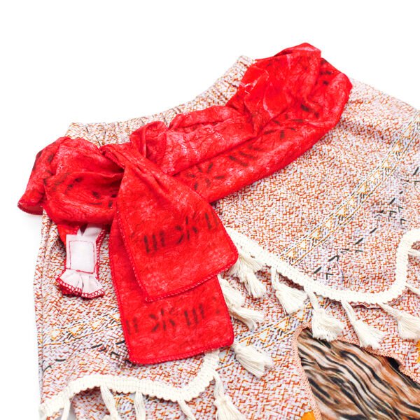 Jurebecia Princess Costume for Girls Adventure Dress Outfit Two-Pieces Crop Top Skirt Set Birthday Party Clothes Child - 图片 17