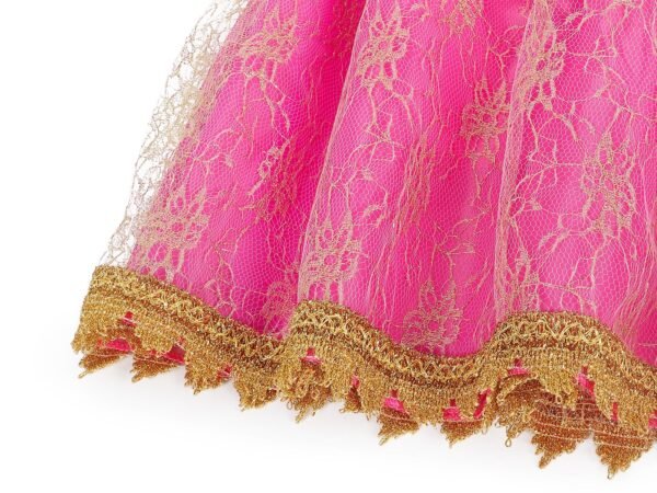 Jurebecia Girls Princess Dress up Aurora Fancy Dresses Birthday Party Cosplay for Kids Evening Gown with Accessories - 图片 17