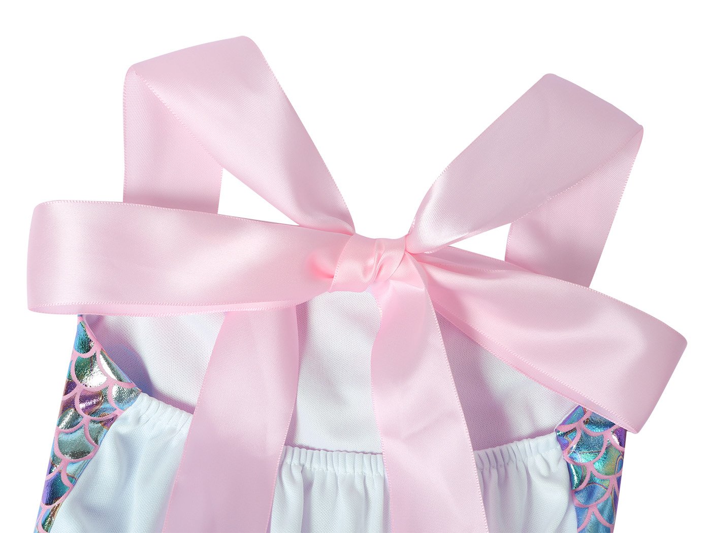 Jurebecia Little Girls Princess Tulle Dresses Sleeveless Halloween Tutu Skirt for Birthday Halloween Cosplay with Headgear - 图片 8