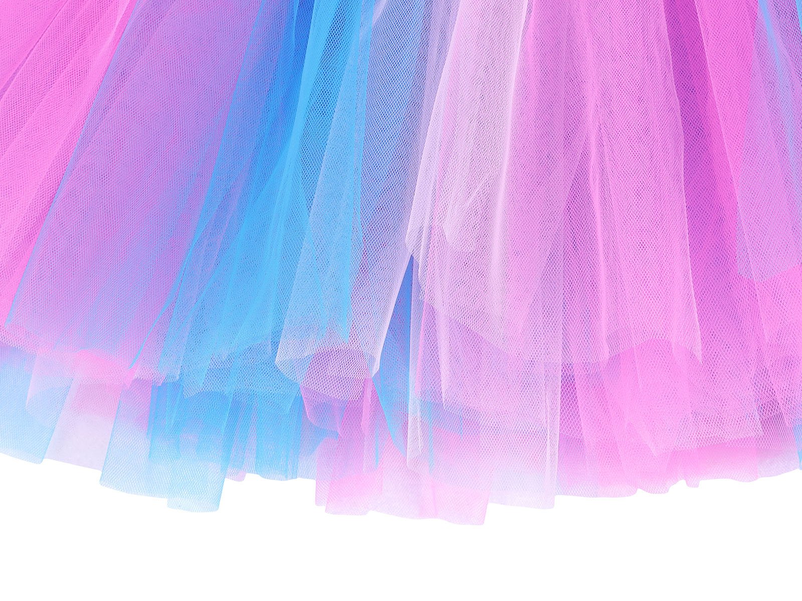 Jurebecia Little Girls Princess Dresses Cosplay Costume Birthday Party Halloween Cosplay Costumes with hairband - 图片 7