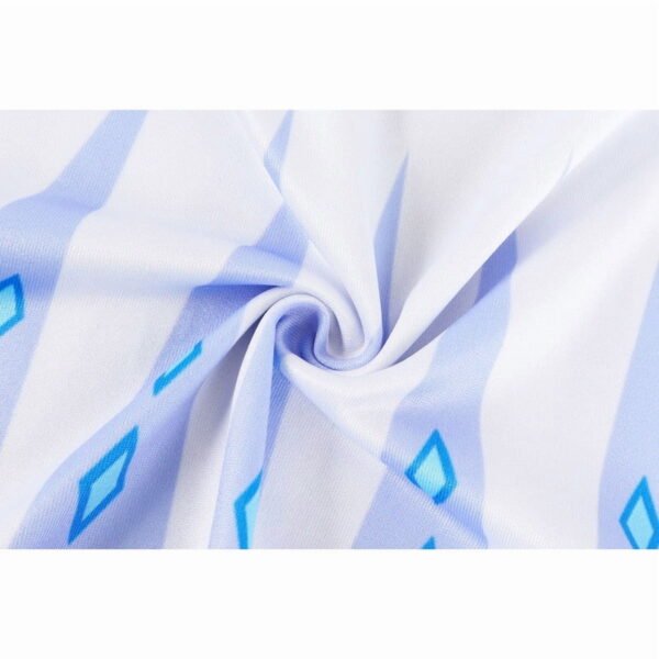 Benylion Girls Ice Princess Costume for 5-6T Outfit Birthday Party & Role Play Dresses with Crown - 图片 5