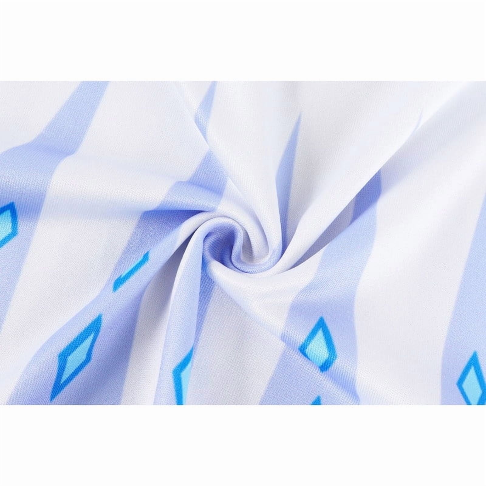 Benylion Girls Ice Princess Costume for 5-6T Outfit Birthday Party & Role Play Dresses with Crown - 图片 5