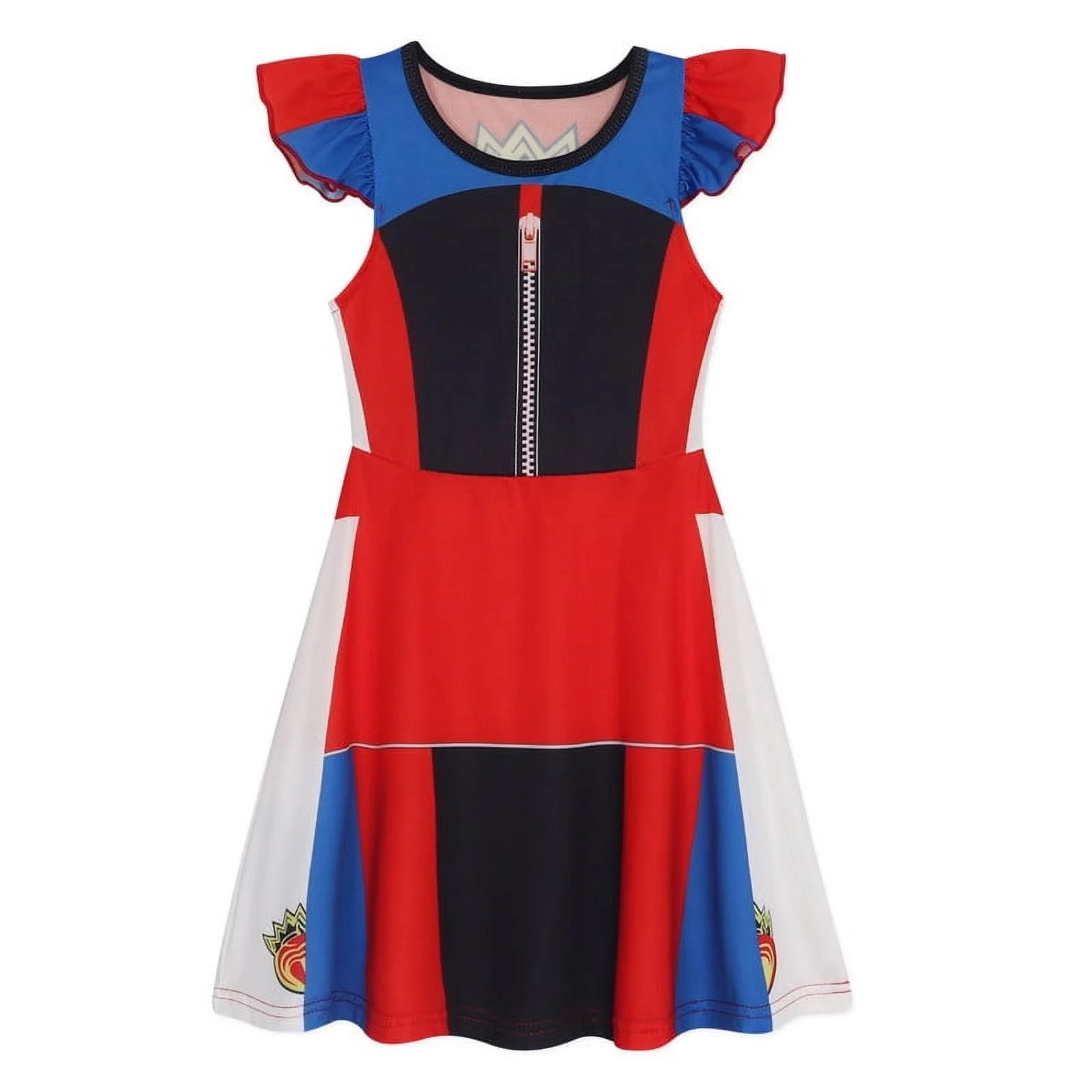 Benylion Girls Princess Dresses Evie Costume Birthday Party Dress Cosplay Outfits Role Play Clothes Outfit for 5-6 Years - 图片 5