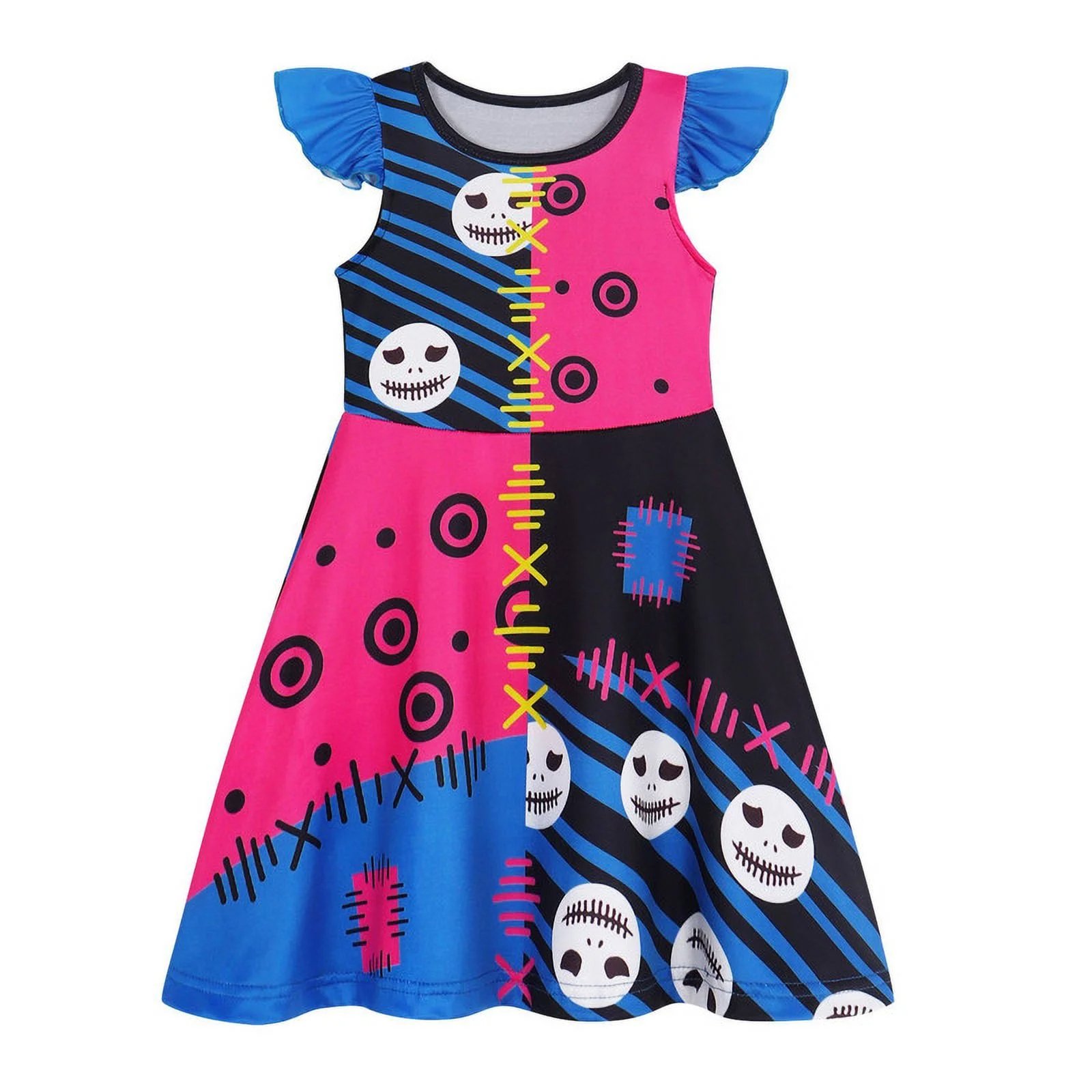 Benylion Girls Princess Dresses Costume Birthday Party Dress Cosplay Outfits Role Play Clothes Outfit for 5-6 Years - 图片 5