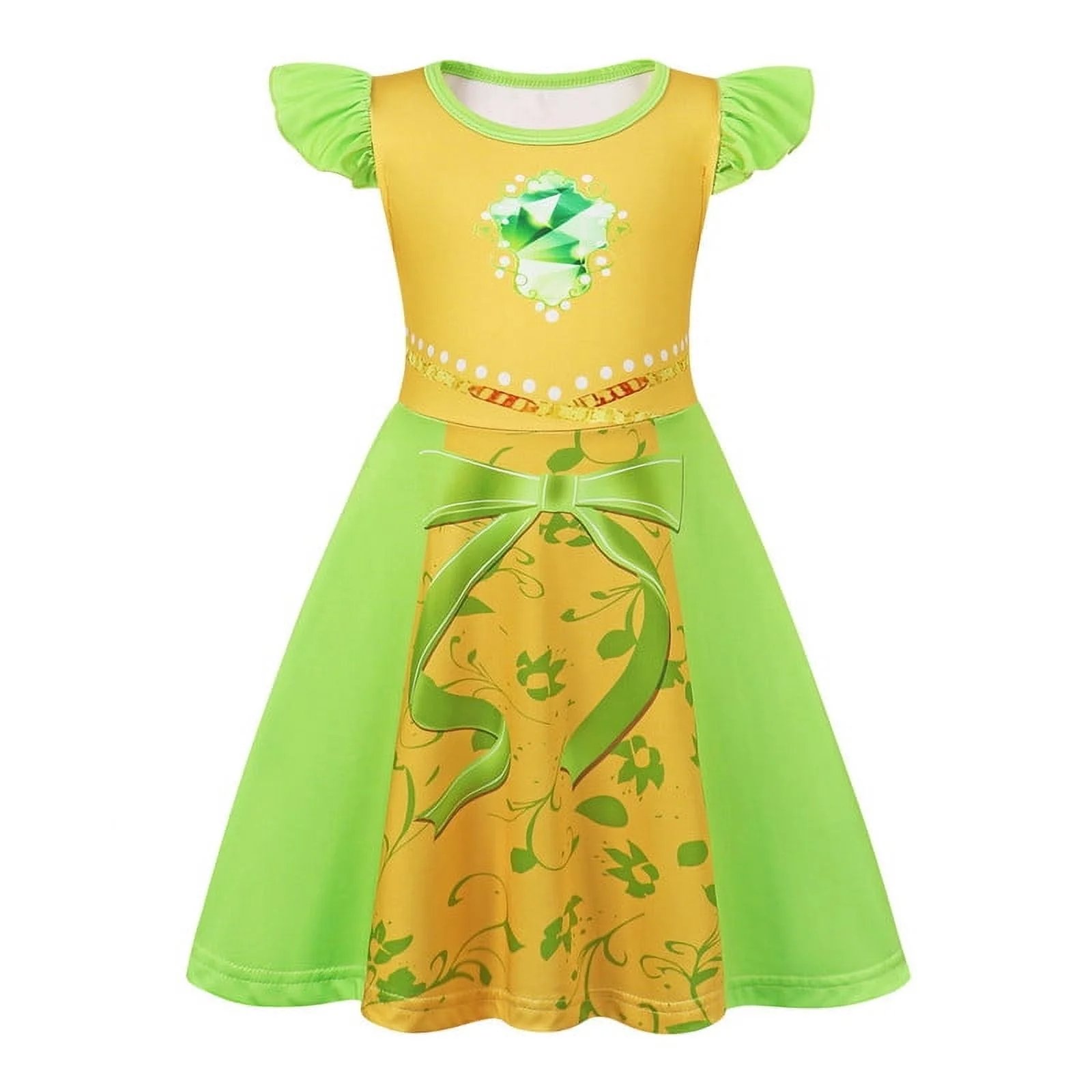 Benylion Girls Princess Dresses Costume Birthday Party Dress Cosplay Outfits Role Play Clothes Outfit for 5-6 Years - 图片 3