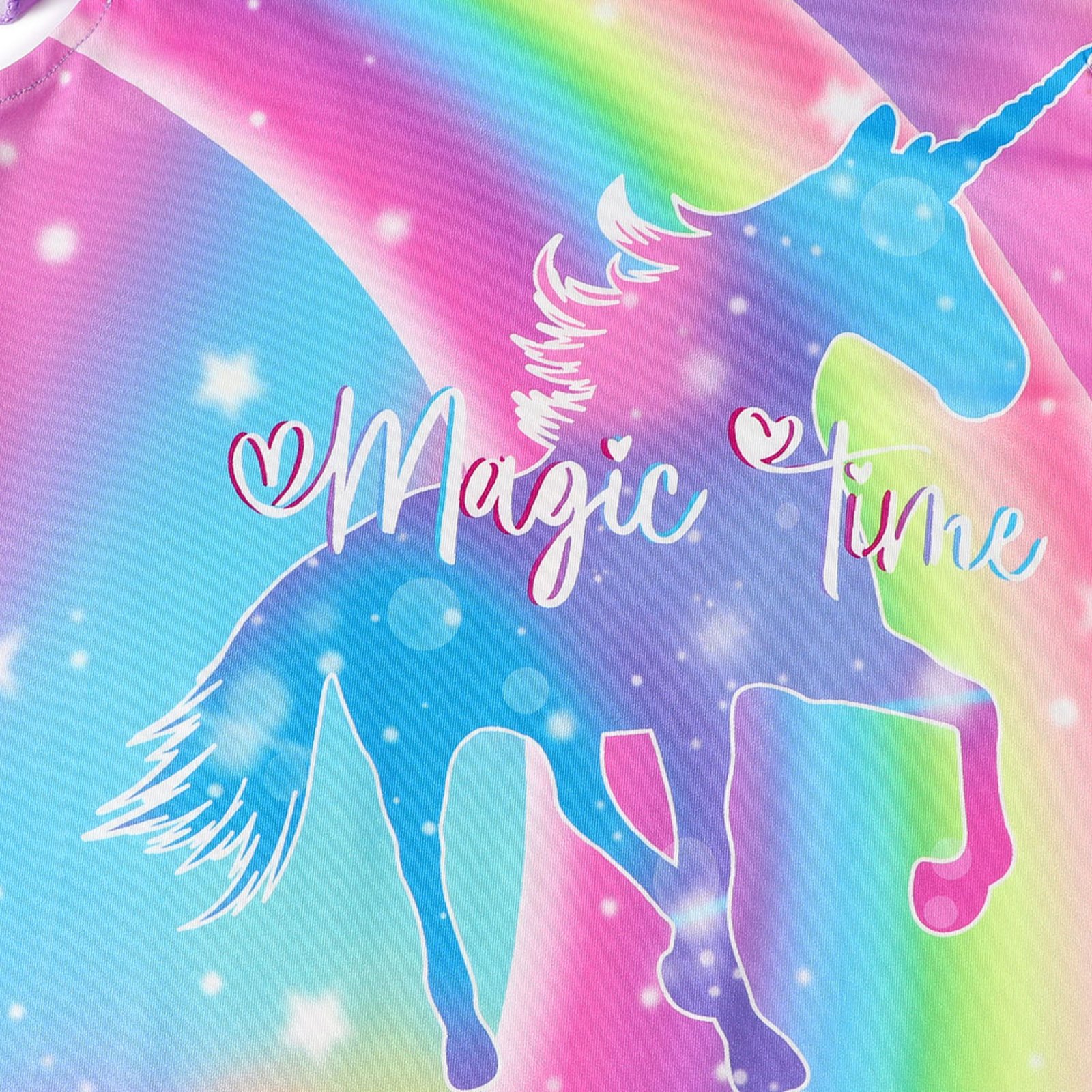 Jurebecia Girls Nightgowns Unicorn Nightgown Princess Pajama Dresses for Girls Sleepwear Night Kids Toddler Soft Nightgown 110 CM 3-4 Years - 图片 21