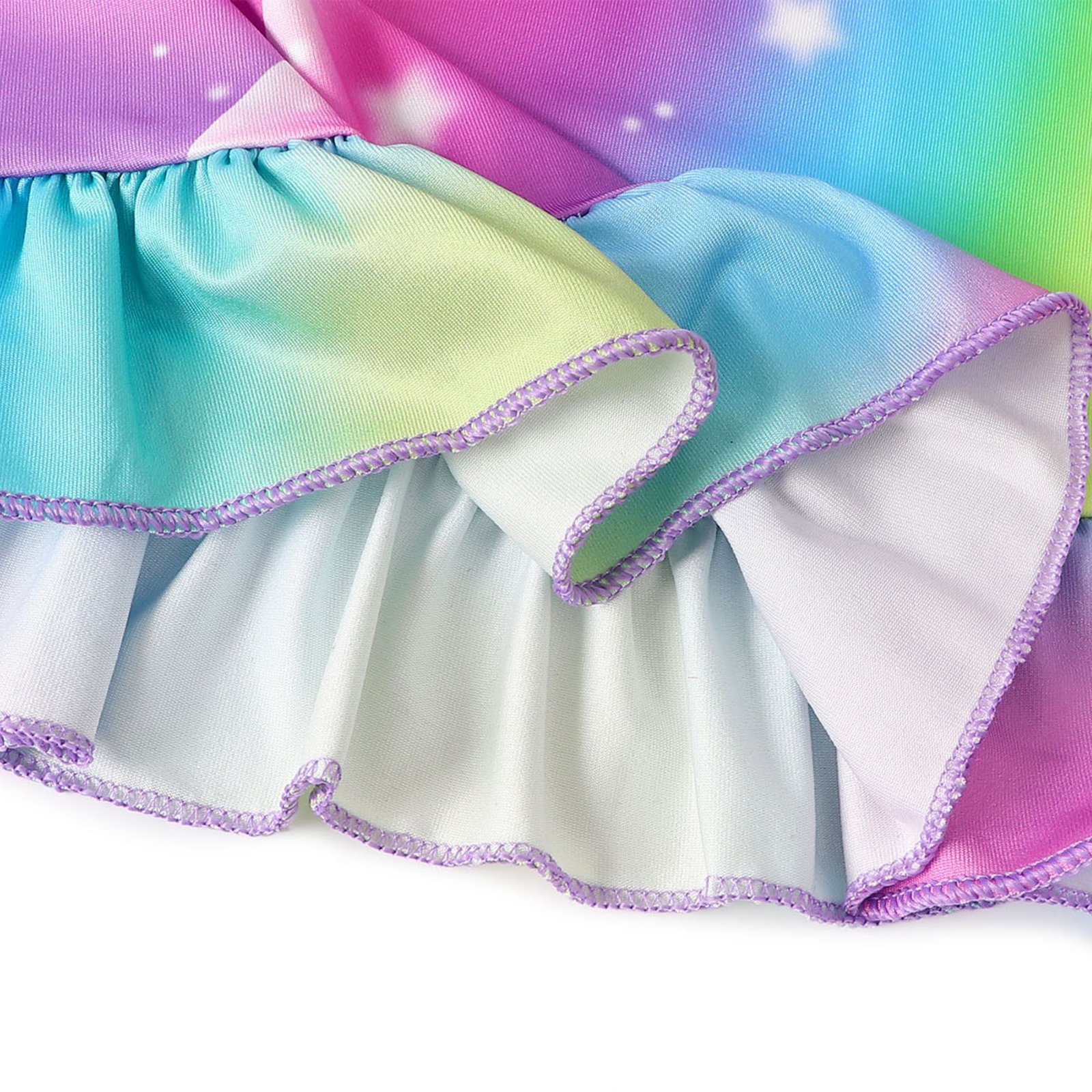 Jurebecia Girls Nightgowns Unicorn Nightgown Princess Pajama Dresses for Girls Sleepwear Night Kids Toddler Soft Nightgown 110 CM 3-4 Years - 图片 22