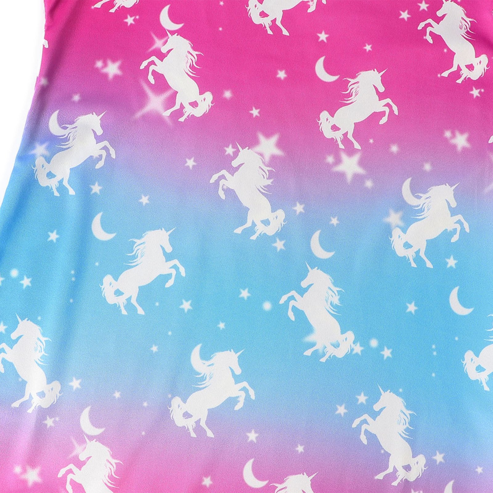 Jurebecia Girls Nightgowns Unicorn Nightgown Princess Pajama Dresses for Girls Sleepwear Night Kids Toddler Soft Nightgown 110 CM 3-4 Years - 图片 13