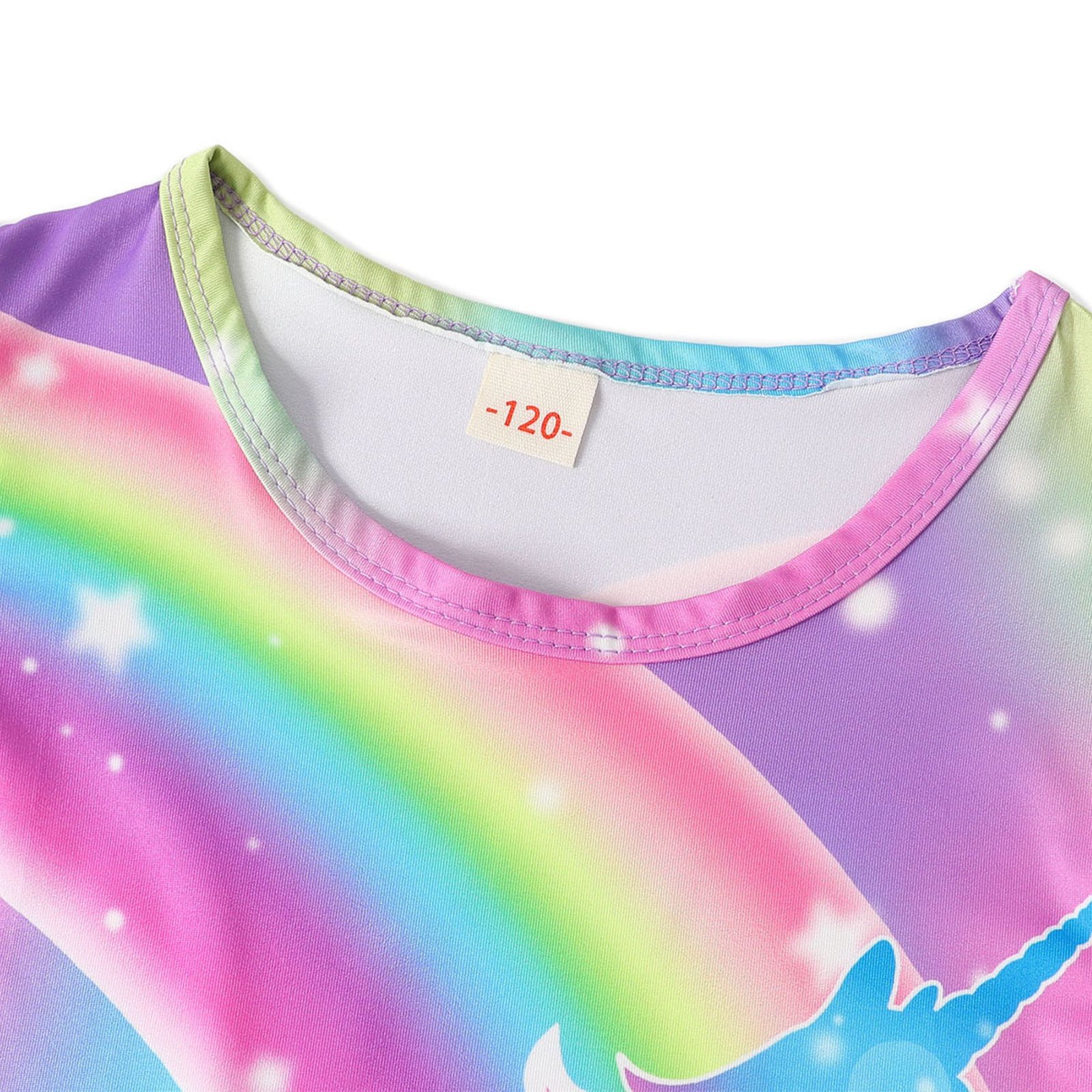 Jurebecia Girls Nightgowns Unicorn Nightgown Princess Pajama Dresses for Girls Sleepwear Night Kids Toddler Soft Nightgown 110 CM 3-4 Years - 图片 17