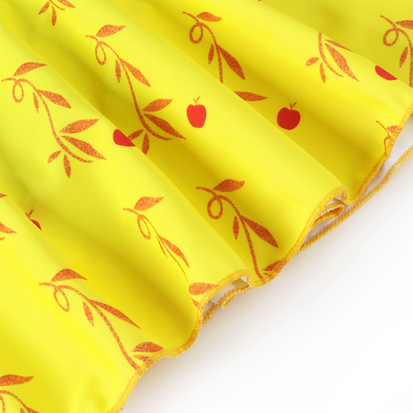 Marendyee Girls Princess Swimsuits for Girls One Piece Short Sleeve Swim Dress with Skirt UPF 50+ Floral Bright Bathing Suits for 3-10 Years - 图片 11