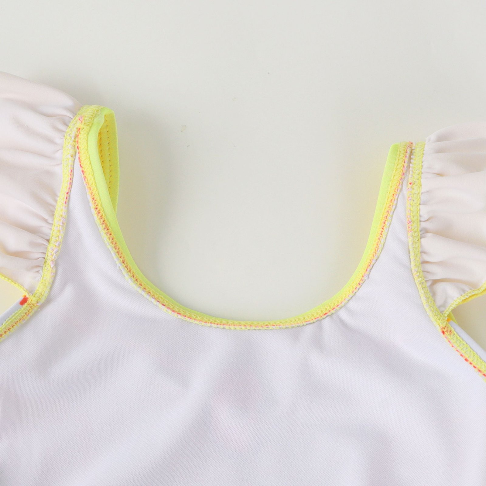 Marendyee Princess Swimsuit for Girls One Piece Short Sleeve Swim Dress Rash Guard Bathing Suit Skirted Swimwear 3-10 Years - 图片 8