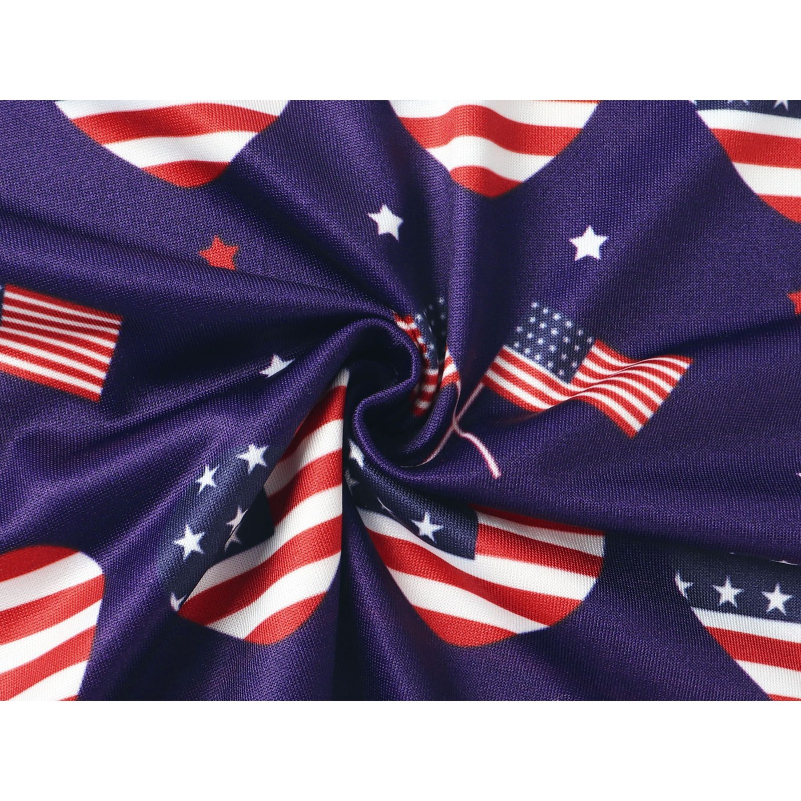 Benylion Girls 4th of July Dresses Independence Day Dresses American Flag Sleeveless Patriotic Dresses - 图片 7