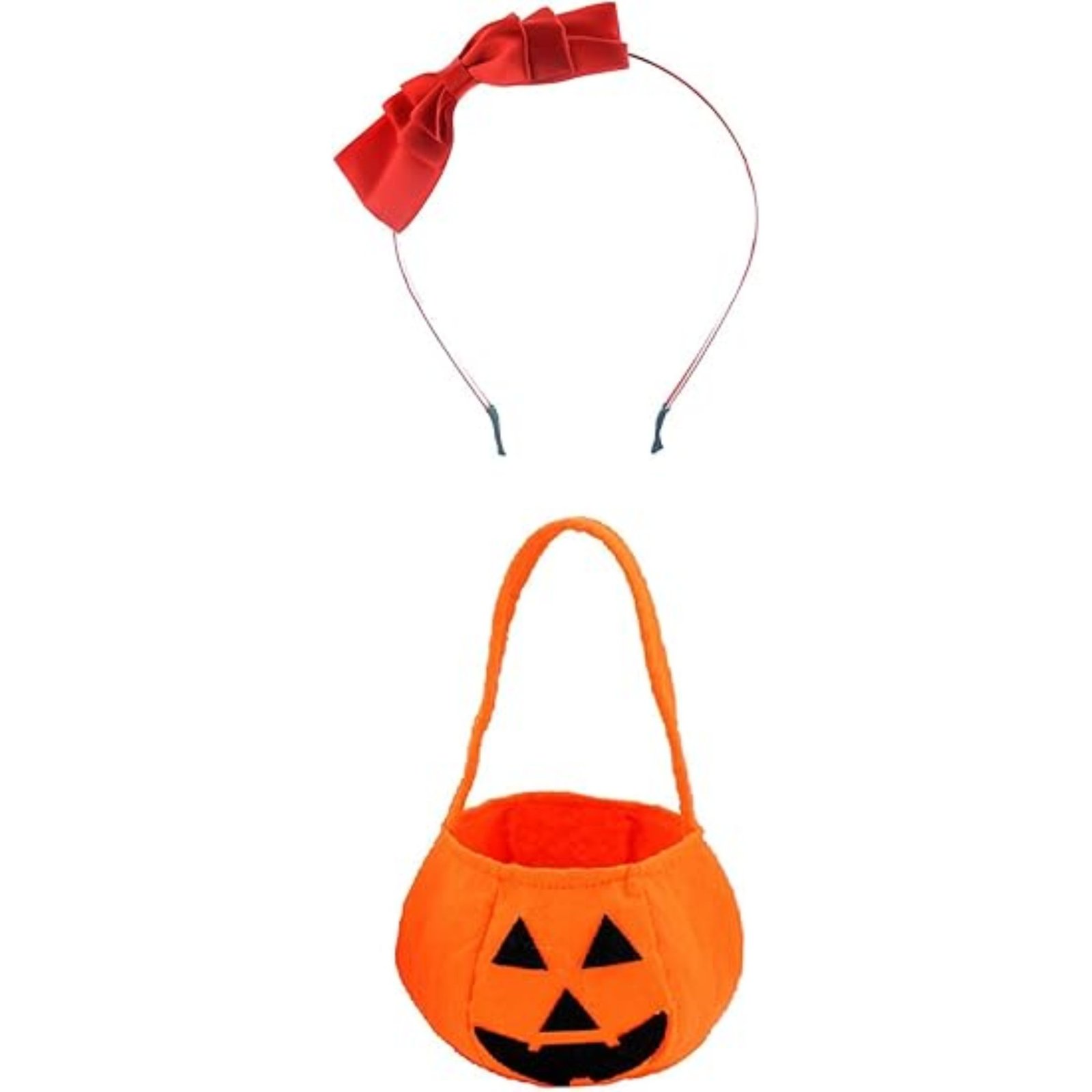 Benylion Little Red Riding Hood Dress Christmas Cosplay Costumes for Girls With Cloak,Headband,Bag - 图片 2
